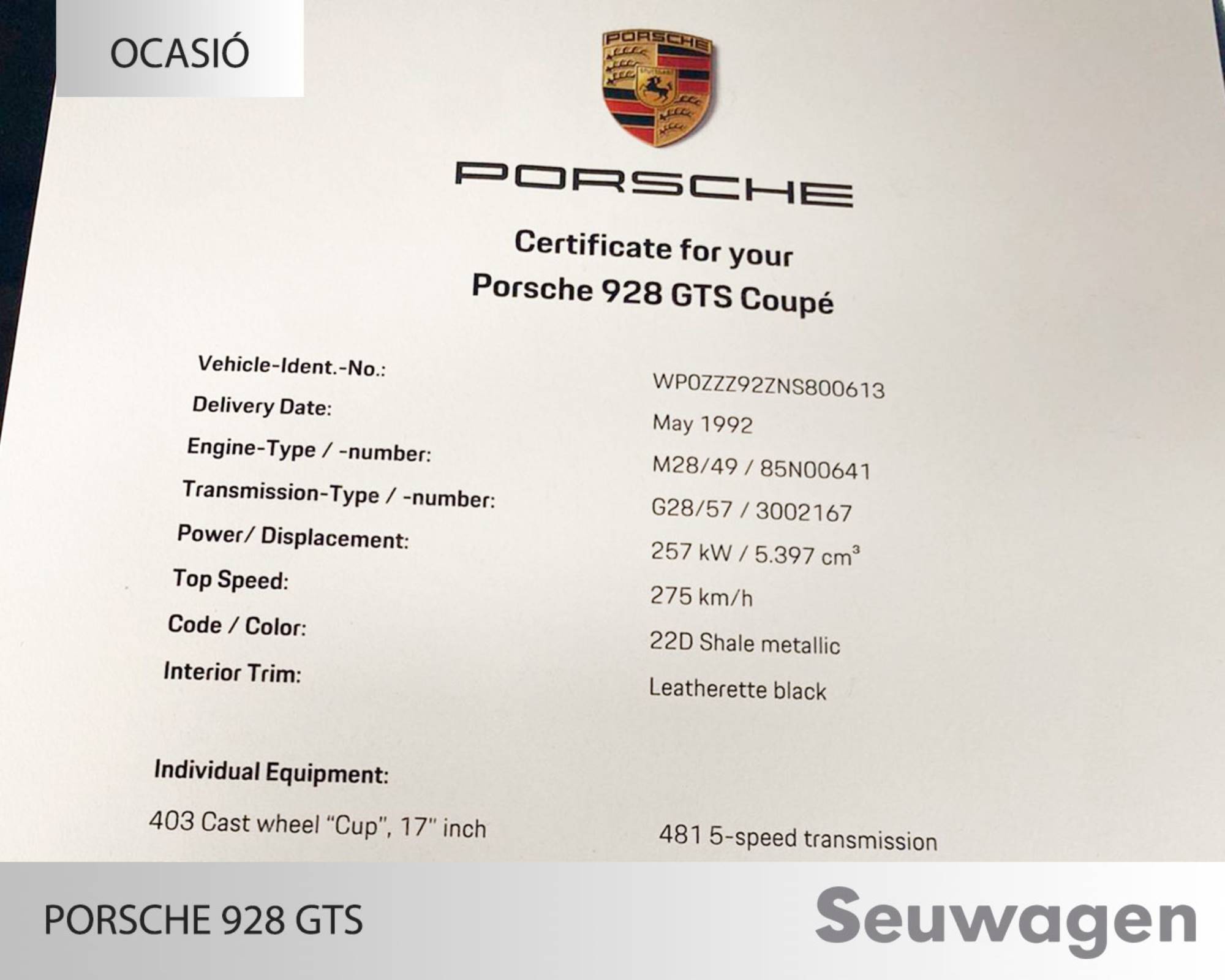 Porsche 928 GTS